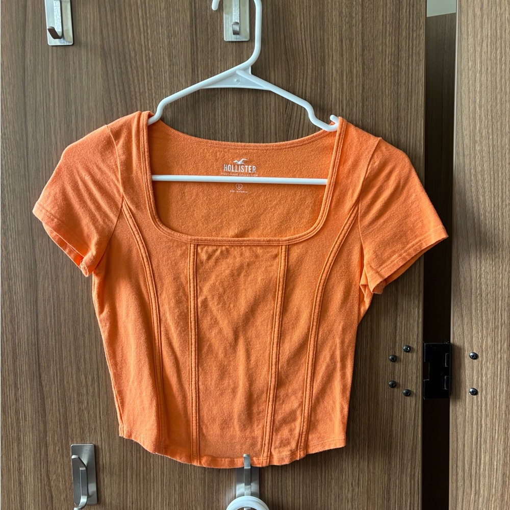 Hollister Women's Orange Top
